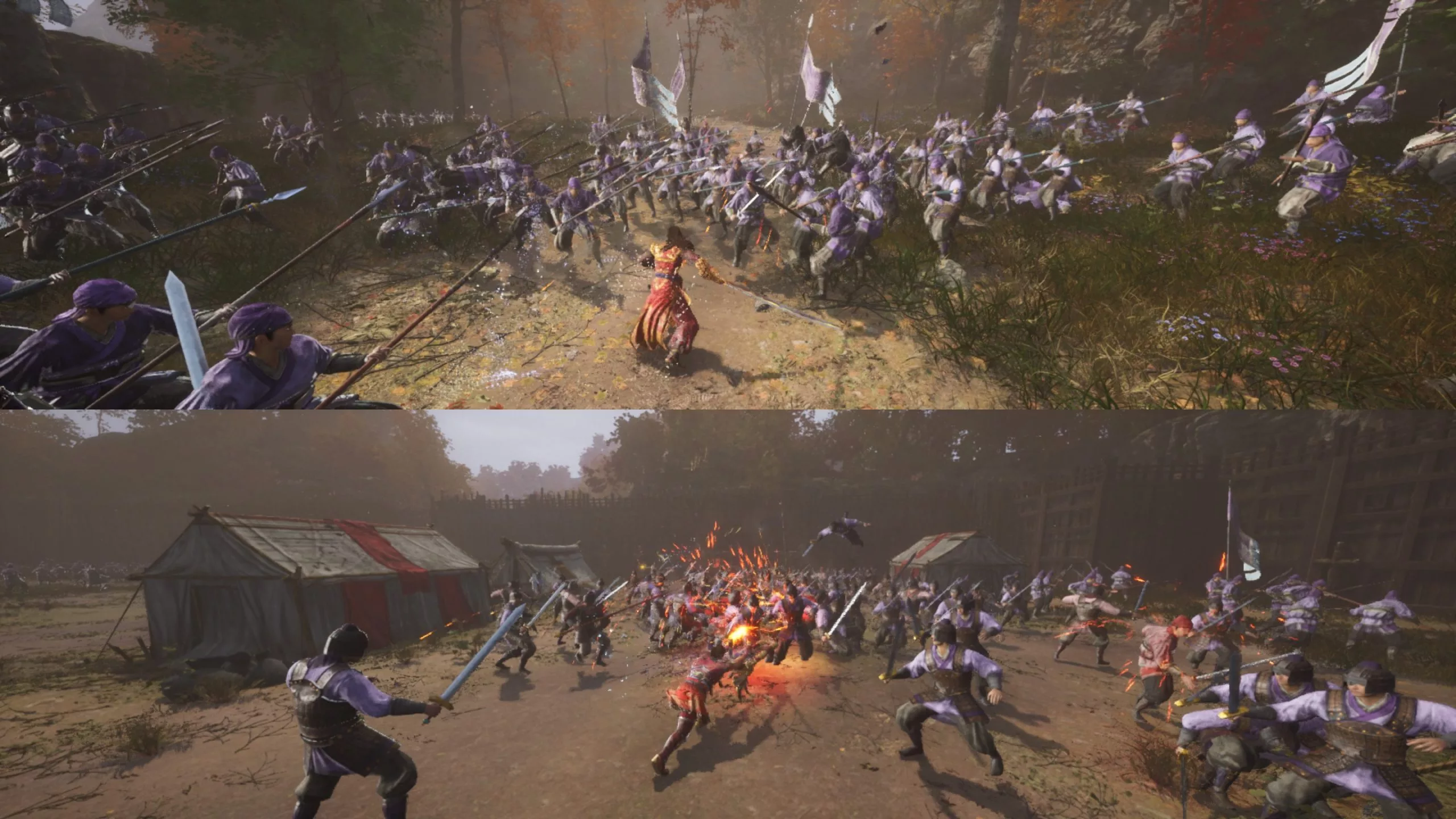 DYNASTY WARRIORS 3 Complete Edition Remastered em ecrã dividido