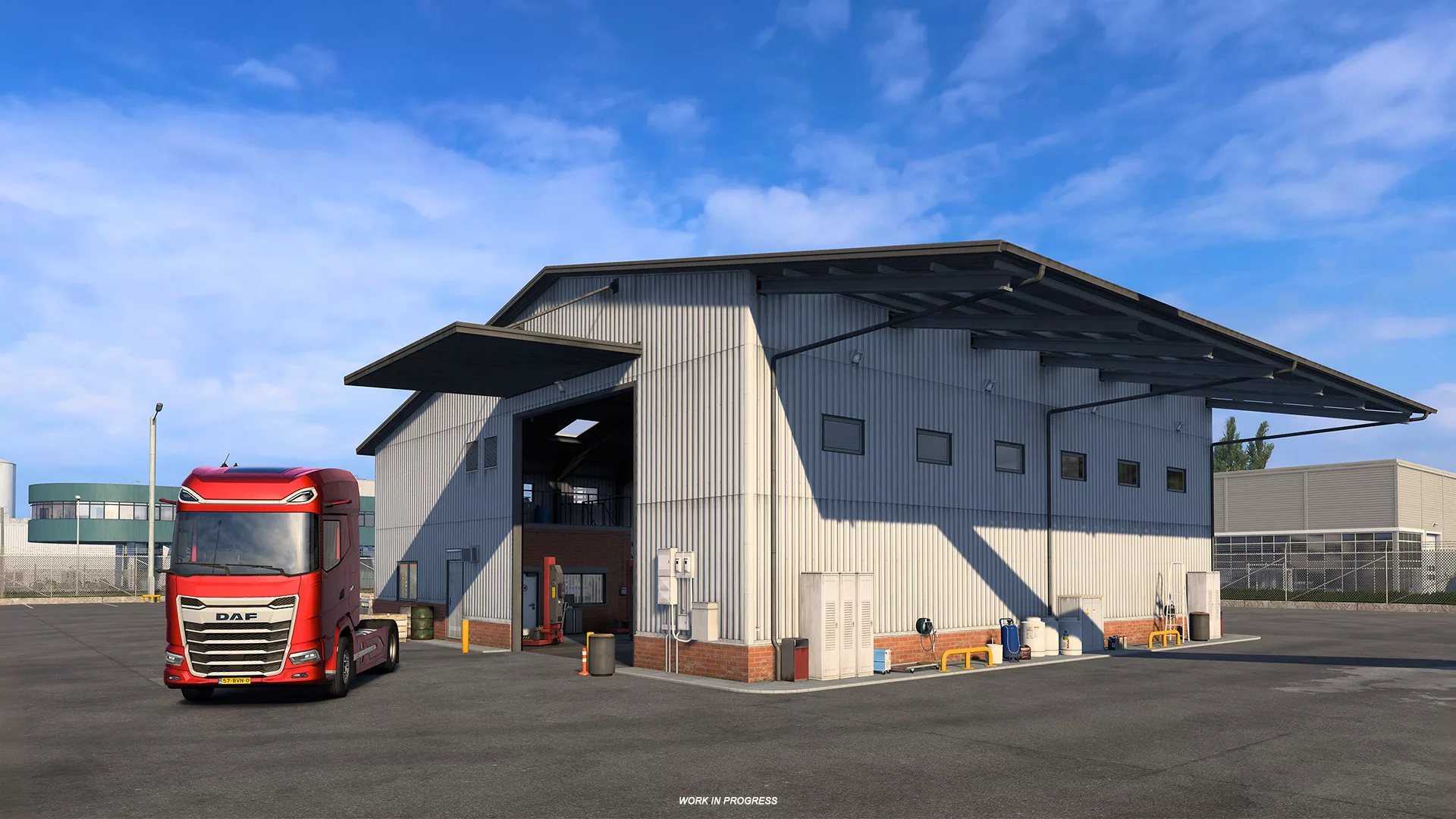 Garagem nova de Euro Truck Simulator 2 na atualização 1.62