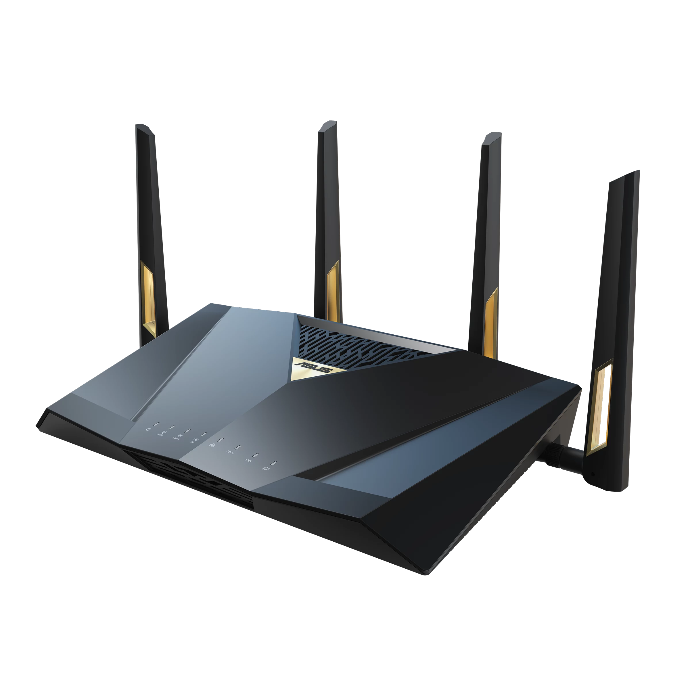 Router ASUS RT-BE88U visto de lado