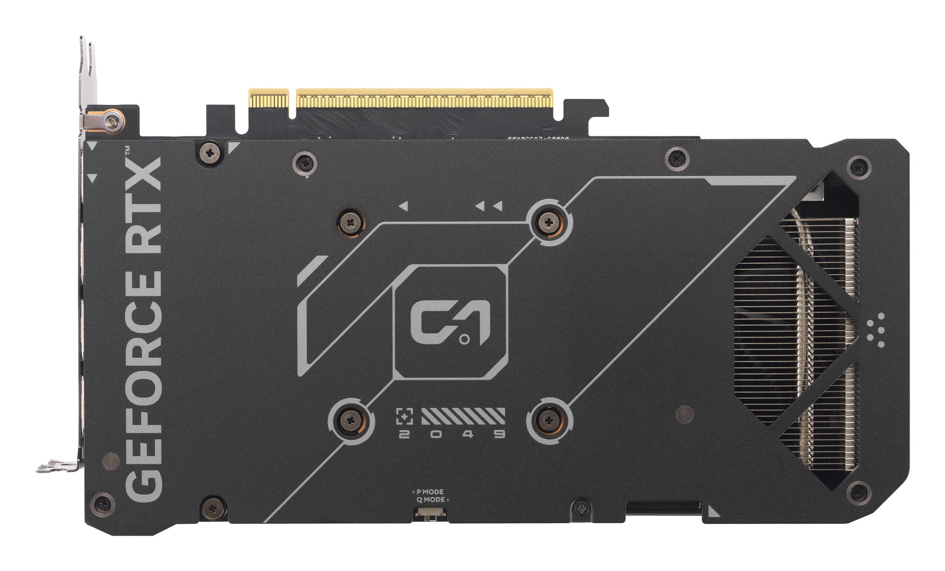 Backplate da ASUS Dual RTX 5060 Ti OC 16GB