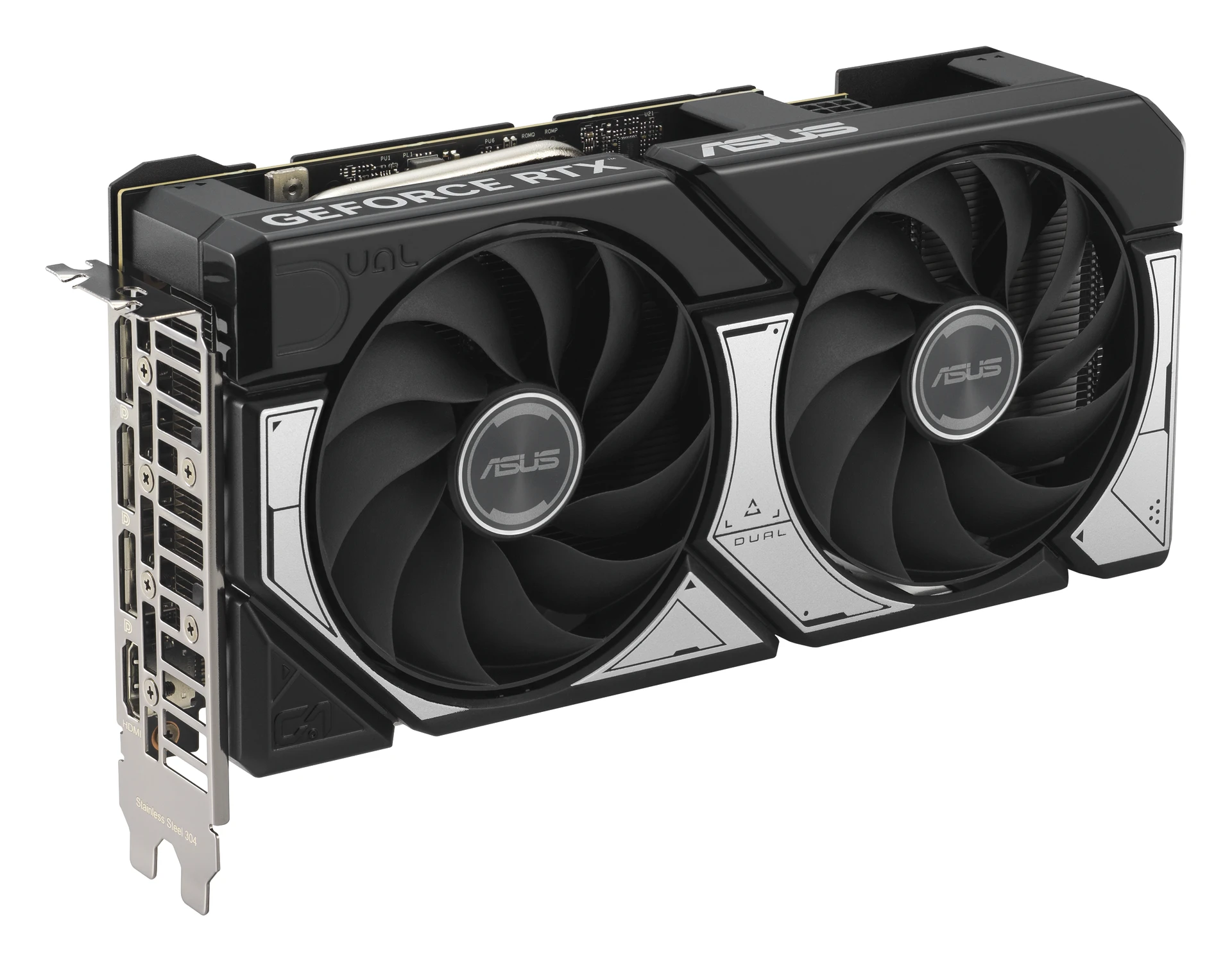 Saídas de vídeo e suporte da ASUS Dual RTX 5060 Ti OC 16GB