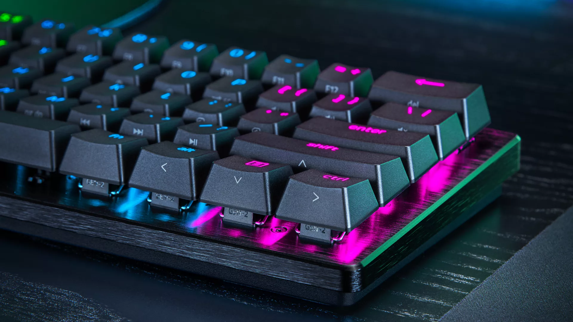 Teclas modificadoras com dupla função no Huntsman V3 Pro Mini 8KHz