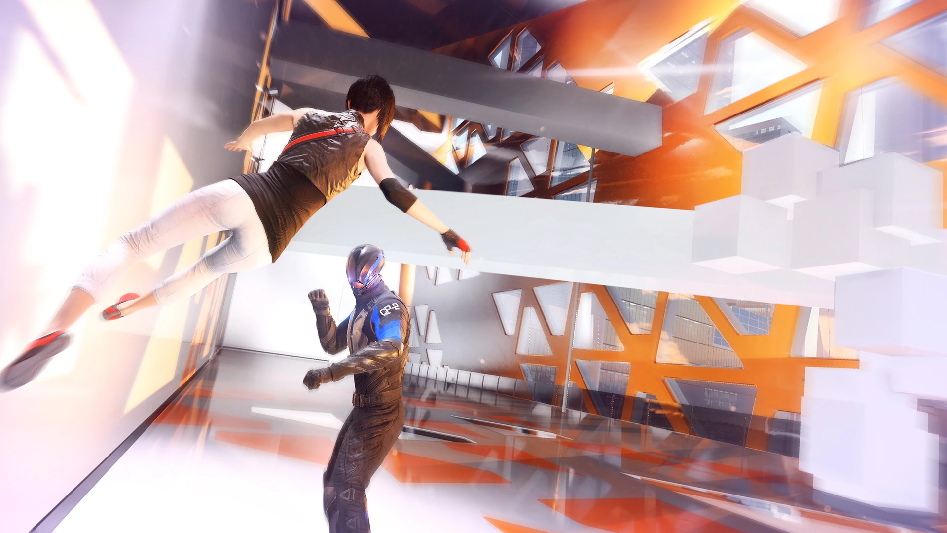 Faith a correr pela parede em Mirror's Edge Catalyst