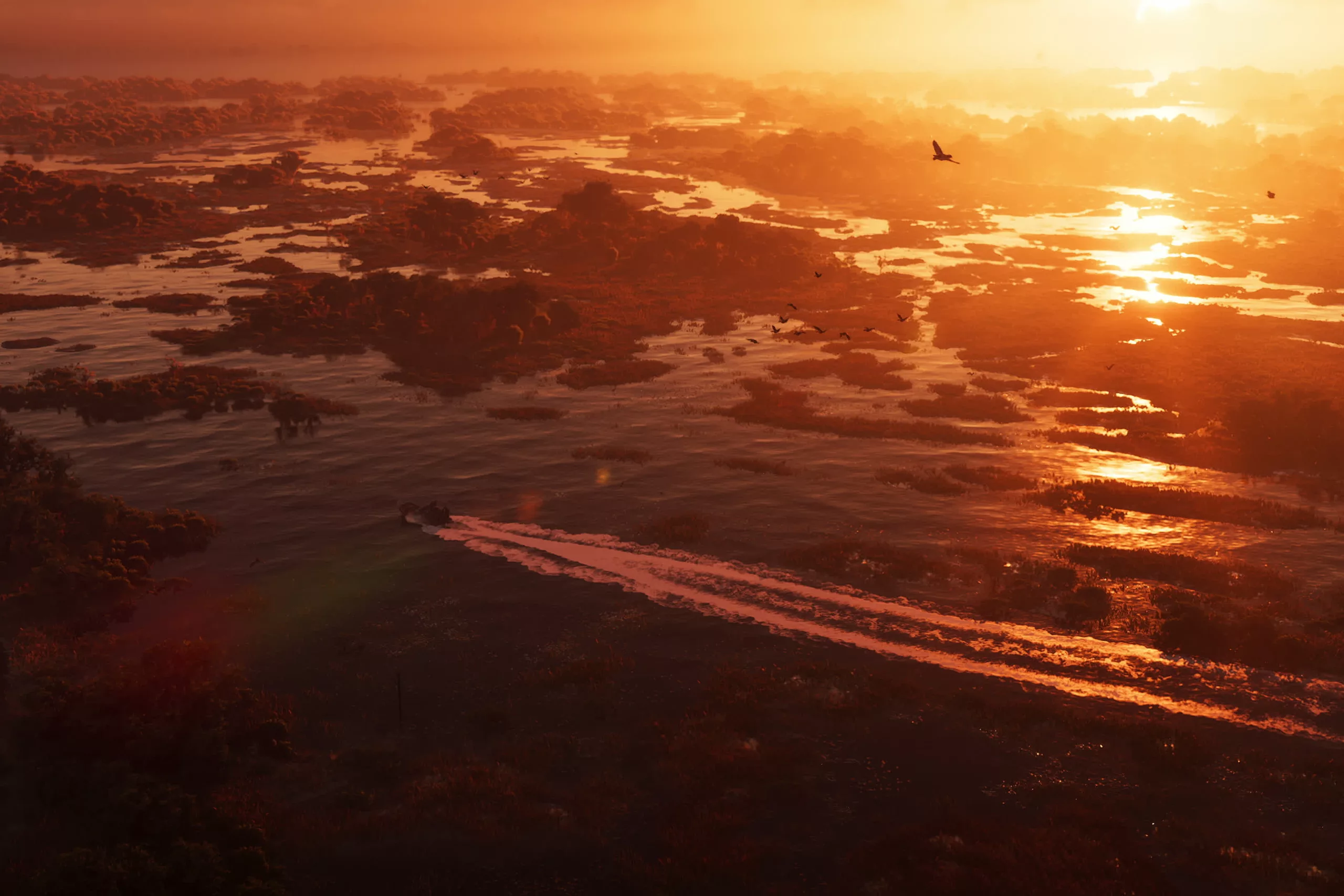 Pântanos e vegetação de Grassrivers em GTA 6