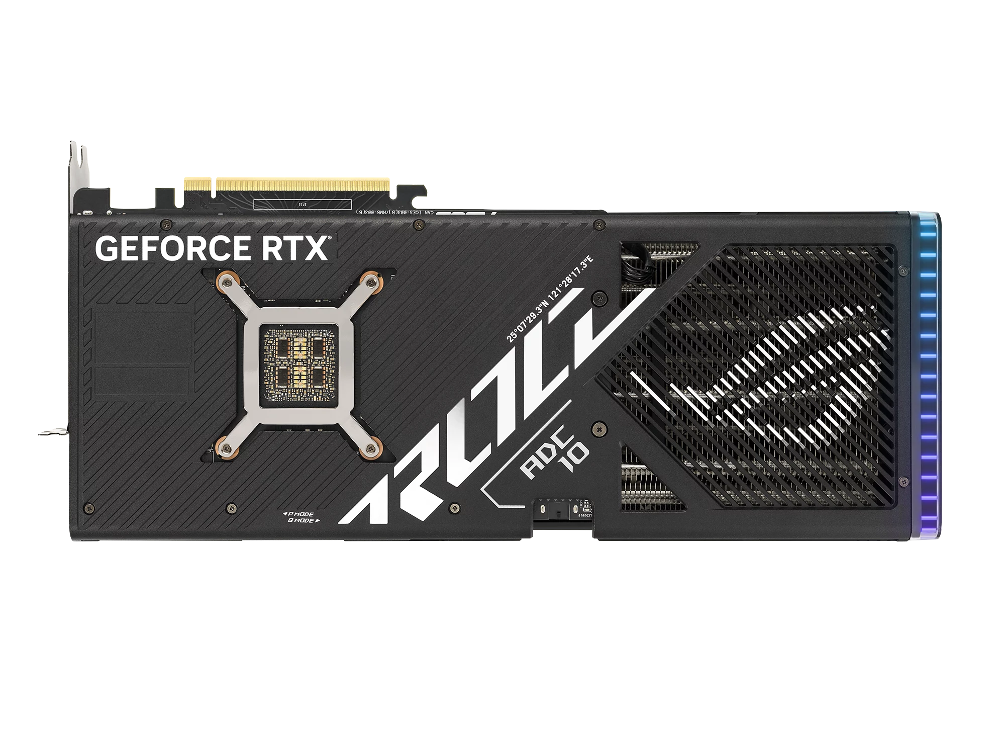 ROG Strix GeForce RTX 4090 vista de trás