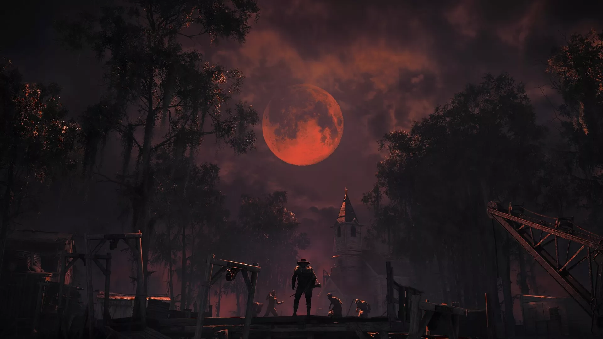Captura de Hunt: Showdown 1896 com o evento Blood Testament