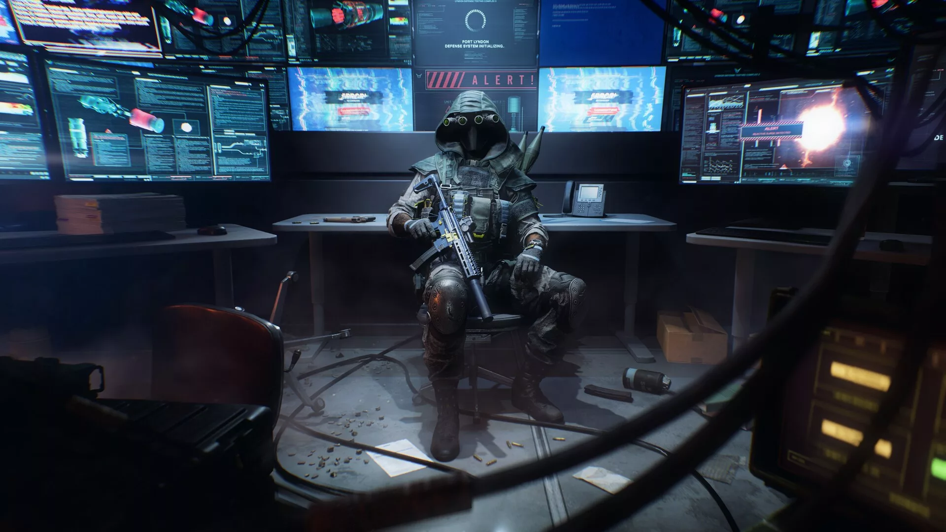 Sala de controlo em Battlefield 6