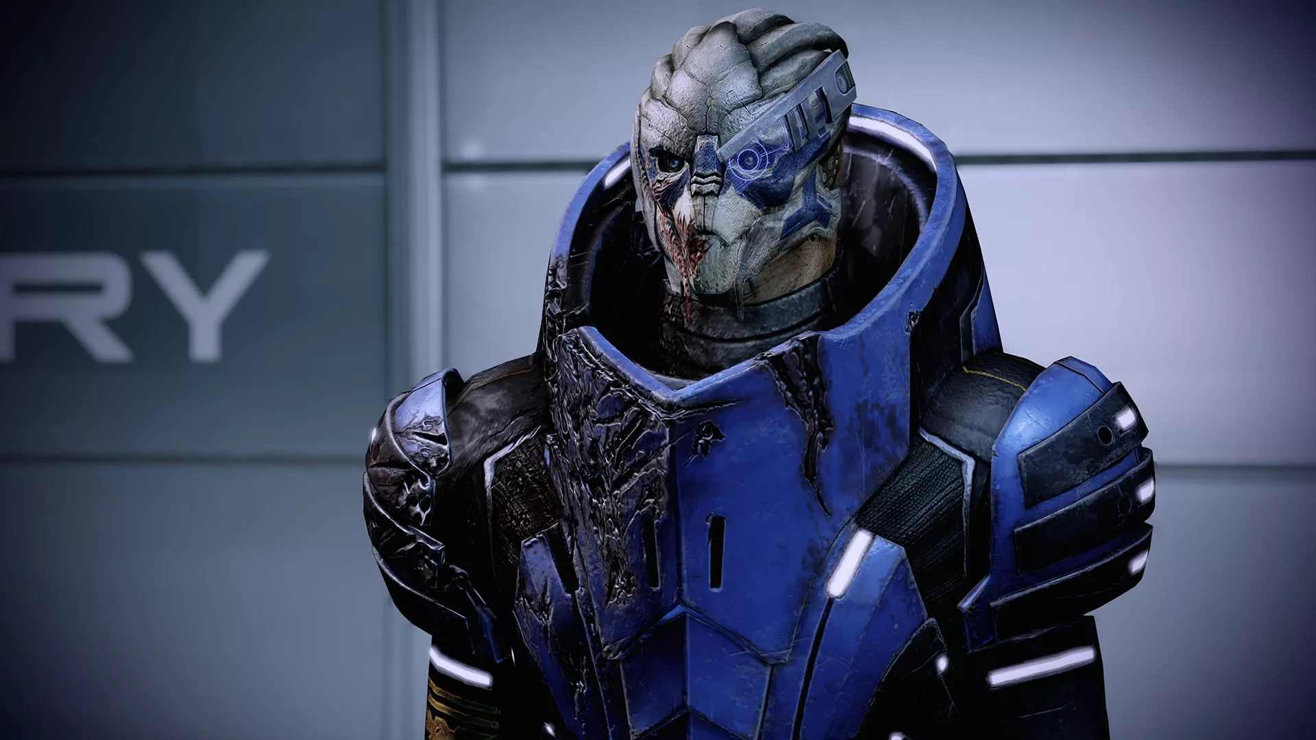 Garrus Vakarian, uma das personagens mais conhecidas de Mass Effect