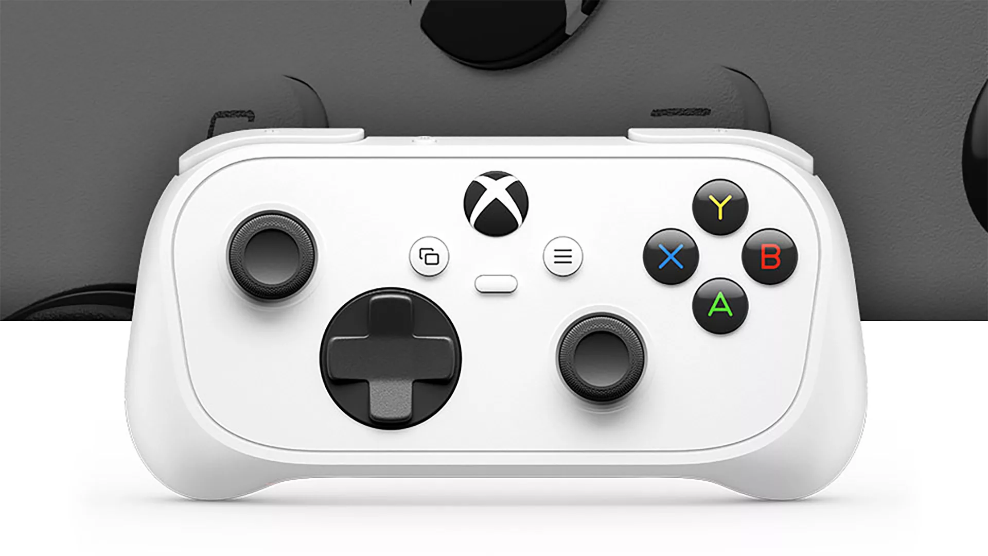 O Xbox Nano Controller visto de frente