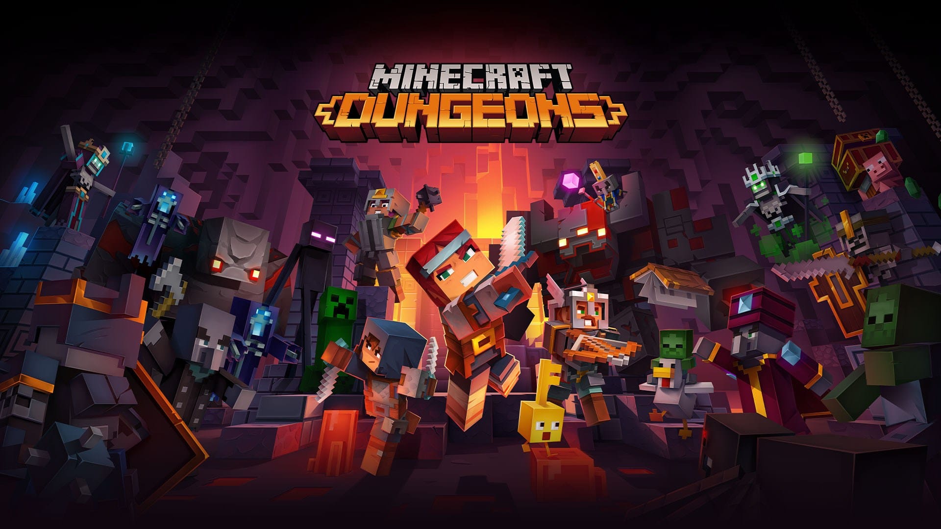 Minecraft Dungeons foi adiado para o mês de Maio