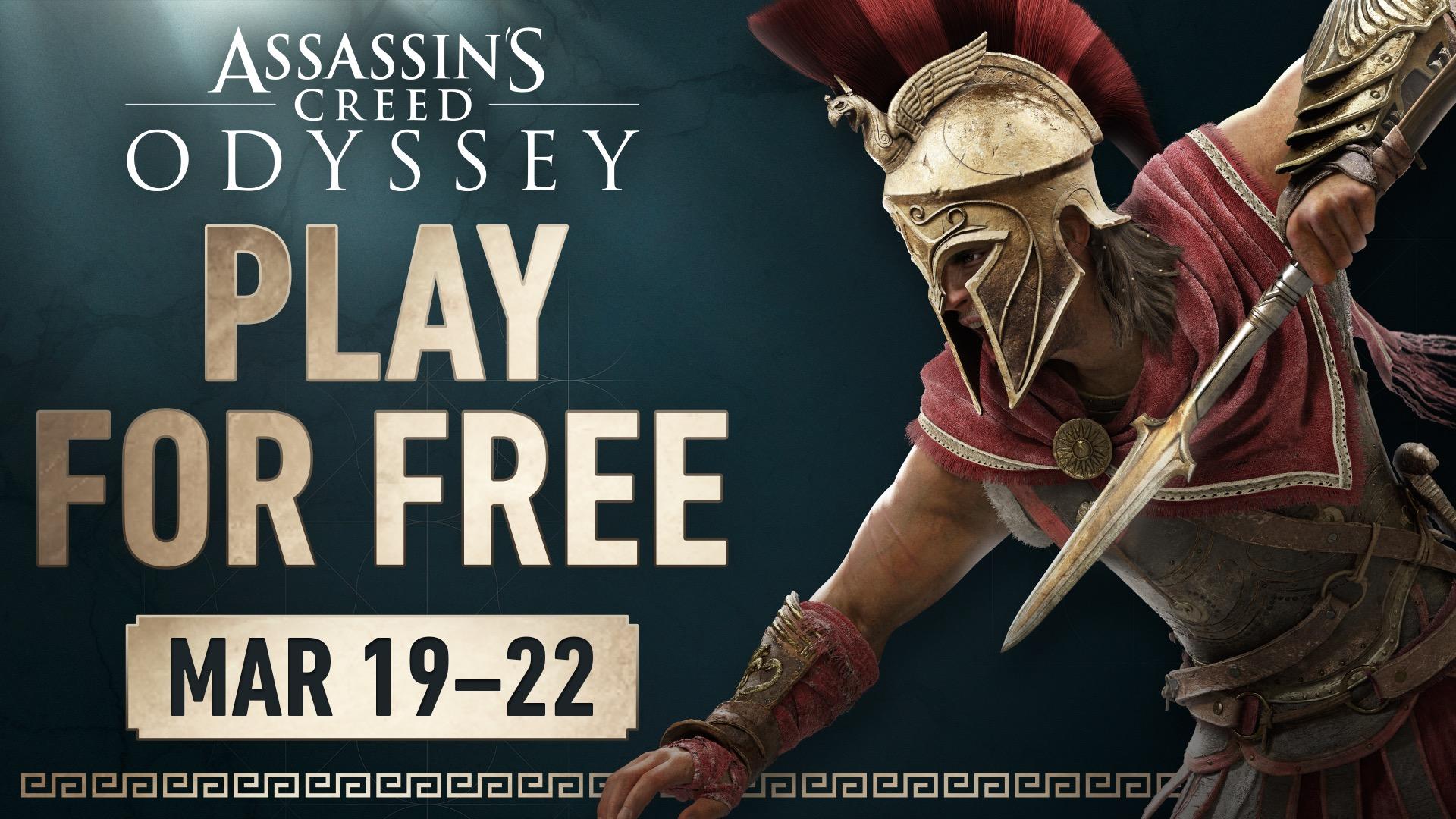 Assassin’s Creed Odyssey com fim de semana gratuito