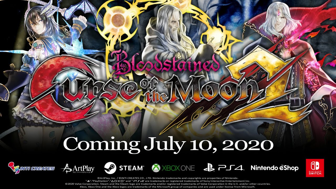 Bloodstained: Curse of the Moon 2 já tem uma data de lançamento