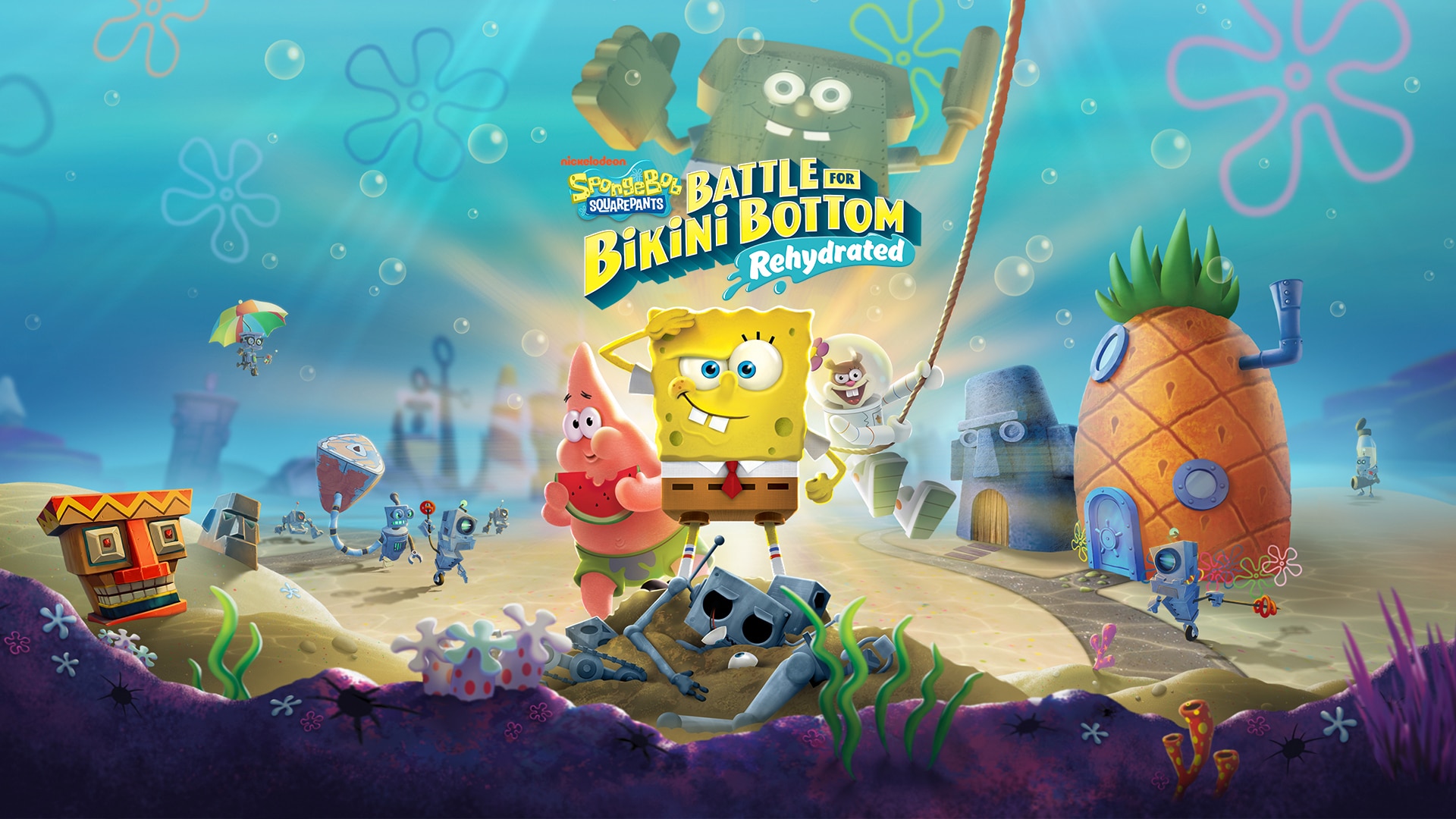 Spongbob Squarepants : Battle for Bikini Bottom – Rehydrated recebe um trailer do multiplayer